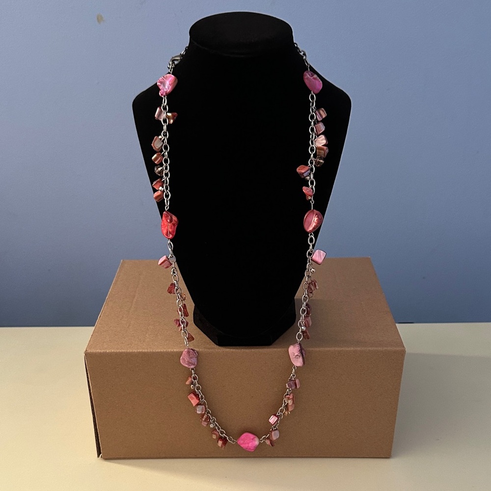 Pink Stone Necklace